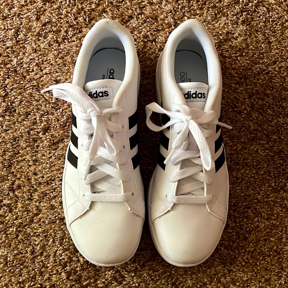Adidas sneakers.